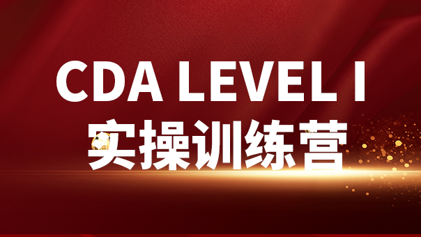 CDA Level I 实操训练营